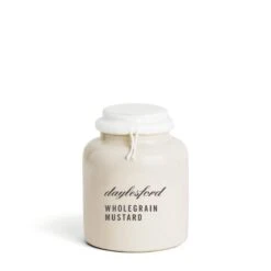 Organic Wholegrain Mustard In Ceramic Pot