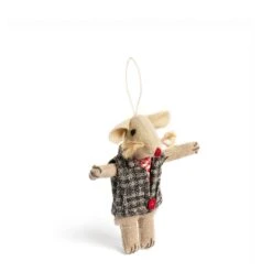 Squire Mouse Christmas Decoration