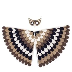 Midnight Owl Wings And Mask Costume