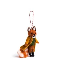 Riding Coat Fox Christmas Decoration