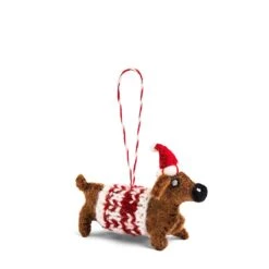 Percy Dachshund Christmas Decoration