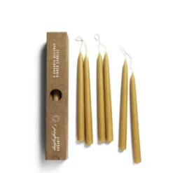 Organic Skar Dinner Candles X 6