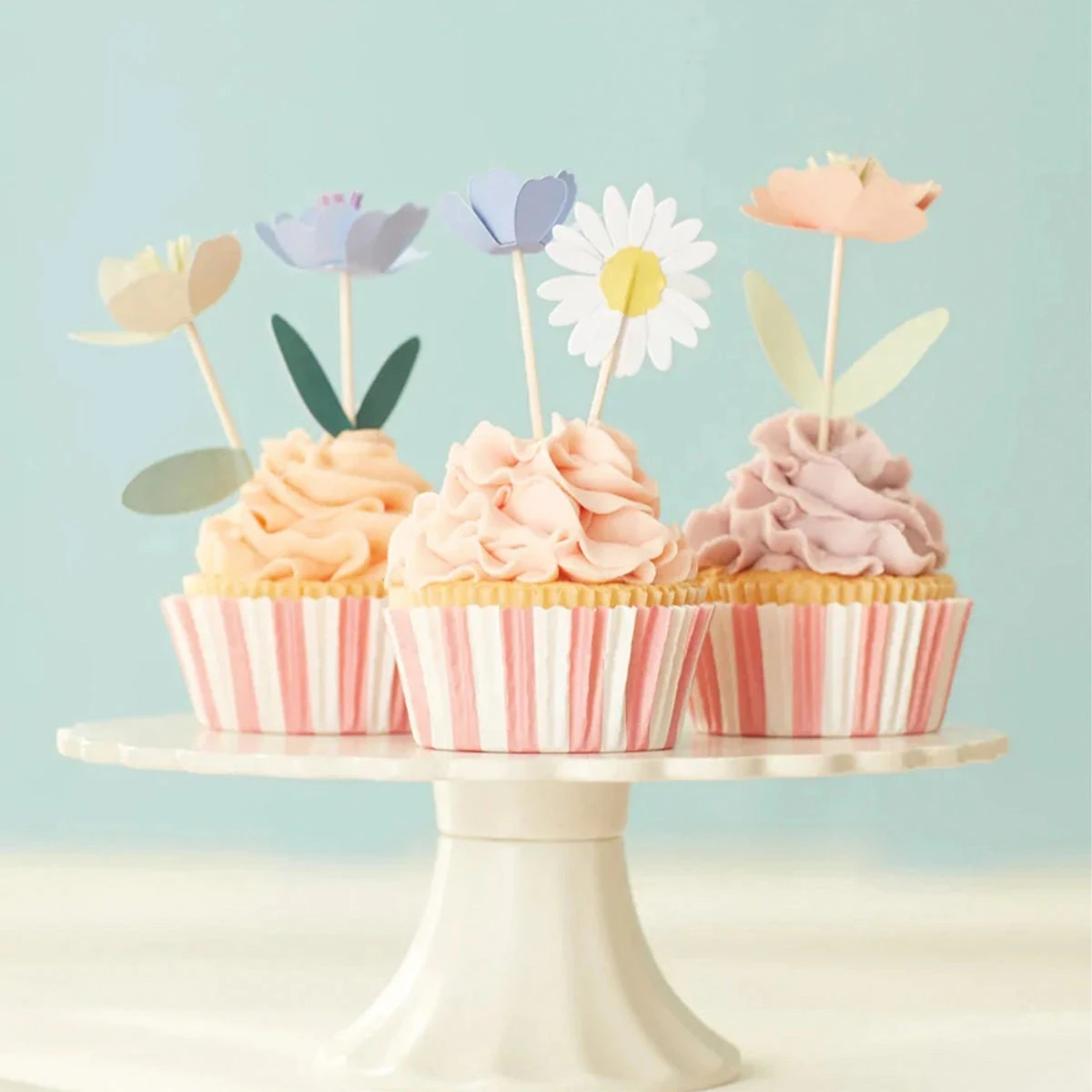 Winter Decor Store -Winter Decor Store 22039450 flower garden cupcake kit2