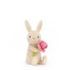 Bunny With Flower Toy -Winter Decor Store 23000040 bonnie bunny with peony