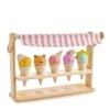 Wooden Ice Cream Stand -Winter Decor Store 23009560 wooden ice cream stand