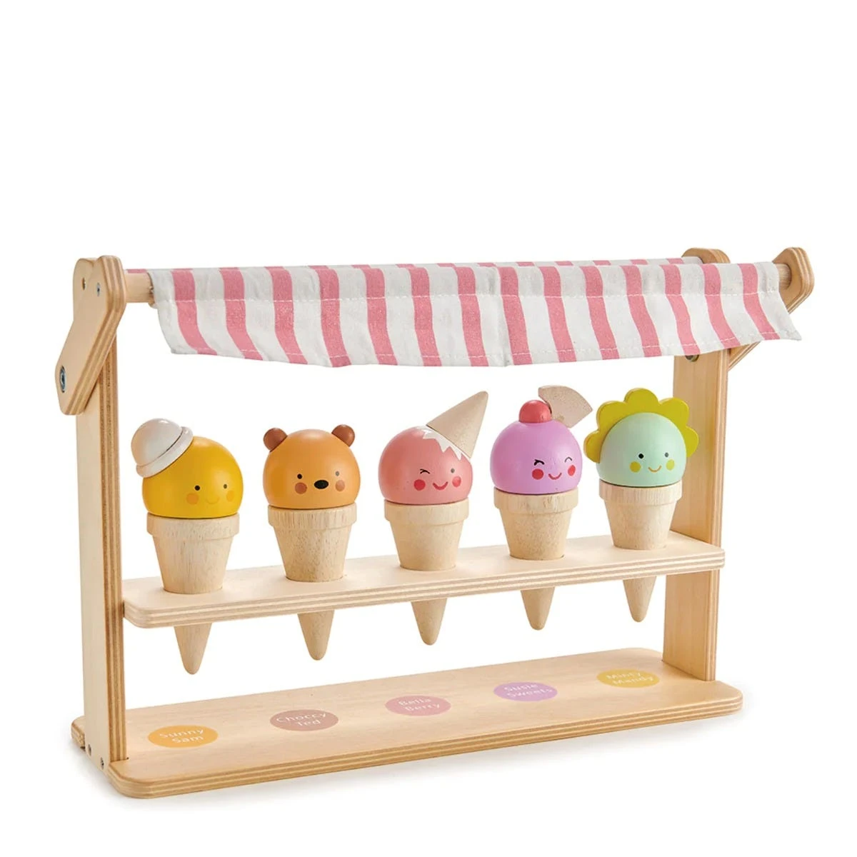 Wooden Ice Cream Stand 3 Wooden Ice Cream Stand