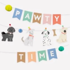 Pawty Time Garland -Winter Decor Store 23010170 dog garland2