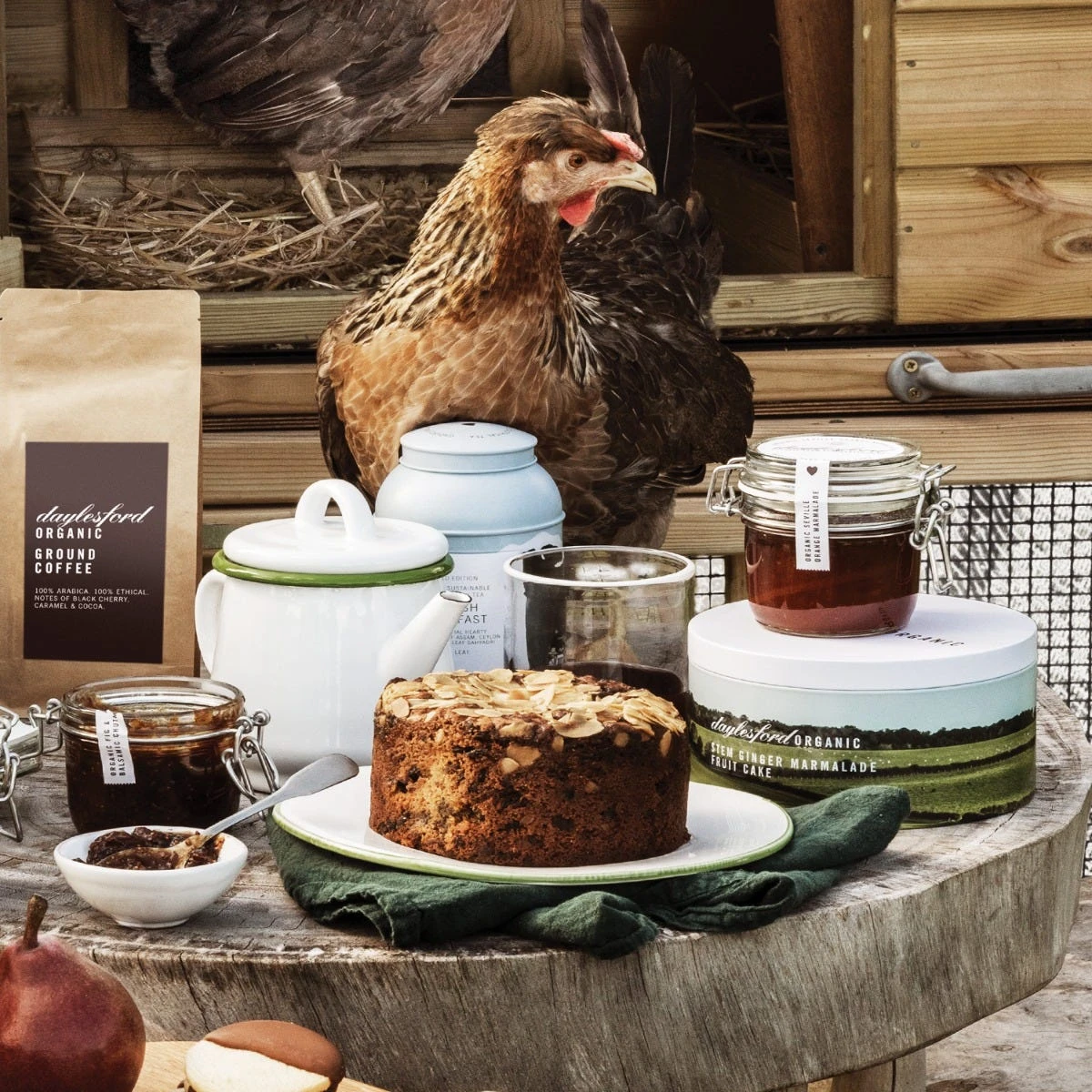 Organic Ginger & Marmalade Cake In Tin 4 Organic Ginger & Marmalade Cake In Tin - Image 2